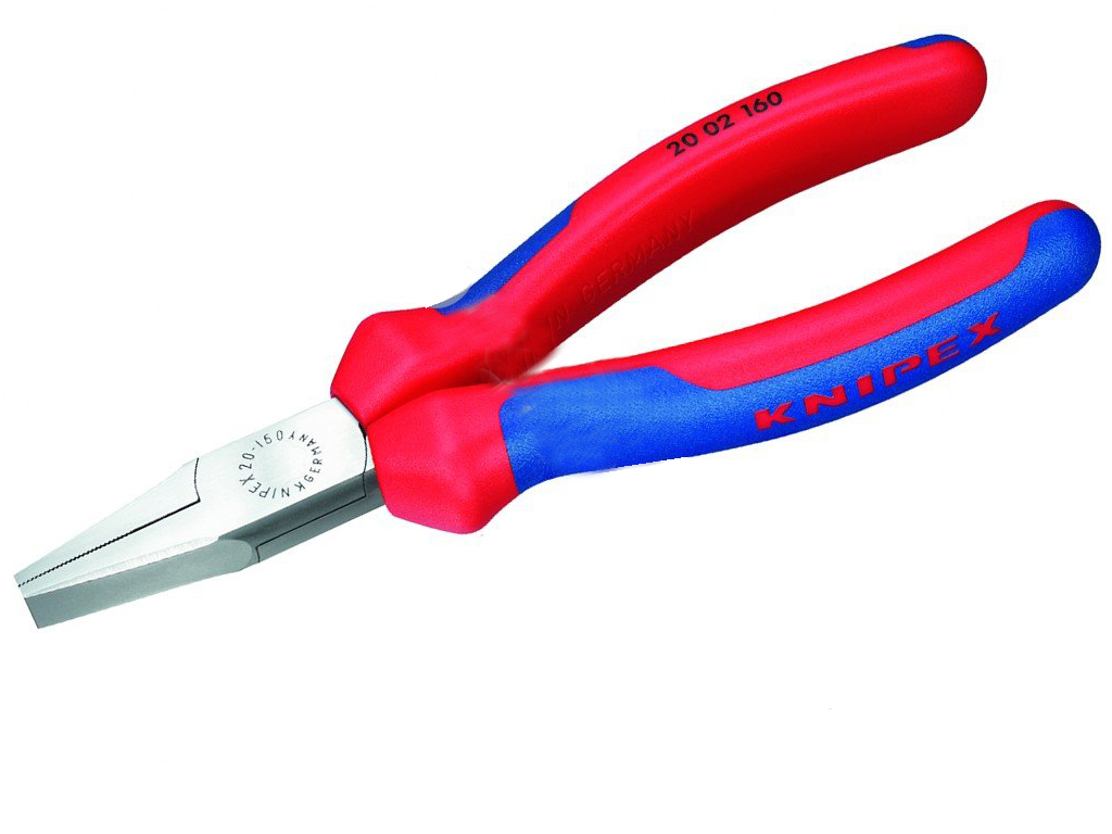 Kliešte ploché, chróm, Knipex