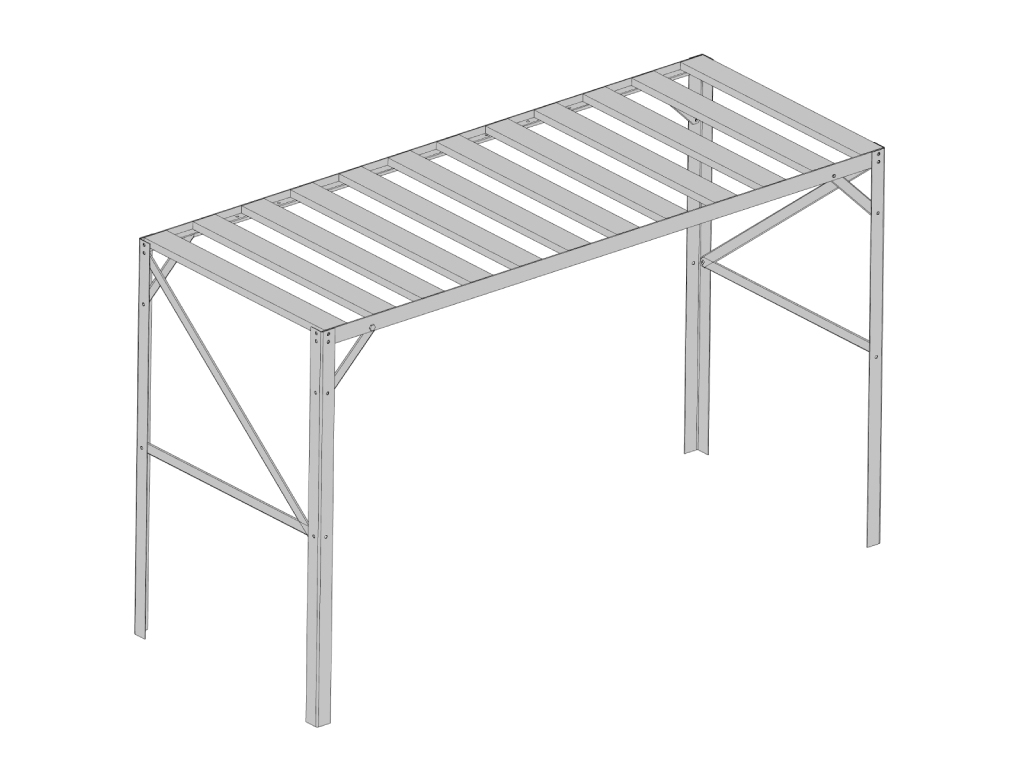 Regál AL LANITPLAST