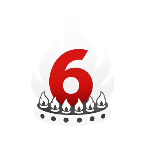 6 hořáků