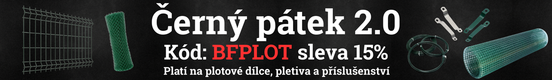 Černý pátek 2.0 - ploty banner