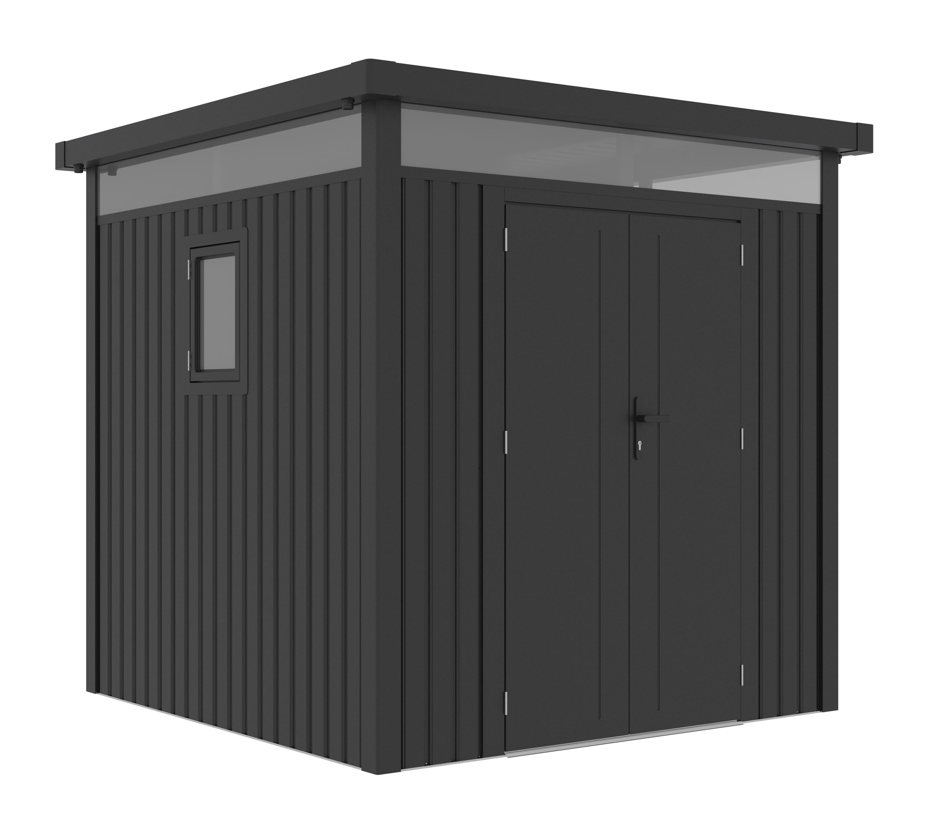 Zahradní domek G21 Atlanta 529 Slate Grey s interaktivními body