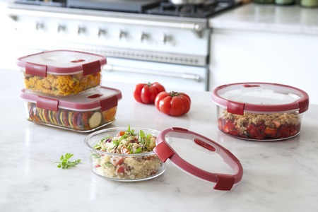 Skleněná dóza Curver Smart Cook 1,2L Round