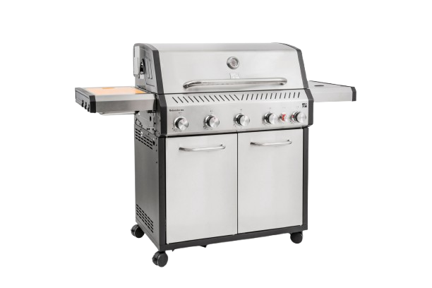 Boční pohled na gril G21 Nebraska BBQ Silver