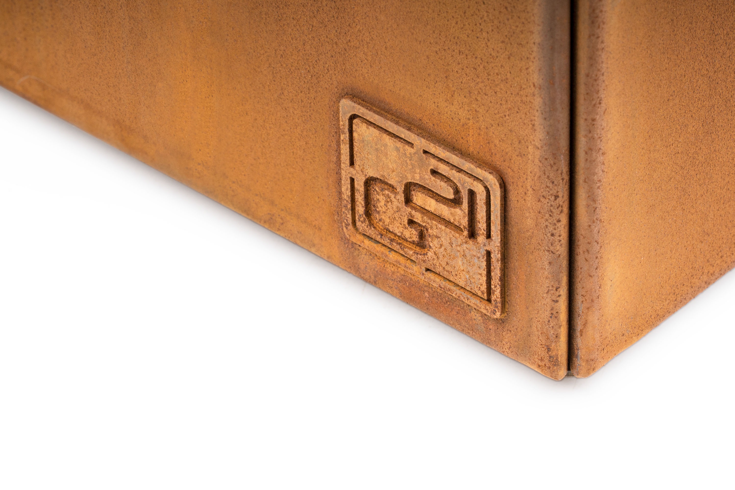 Detail květináče G21 Corten Square