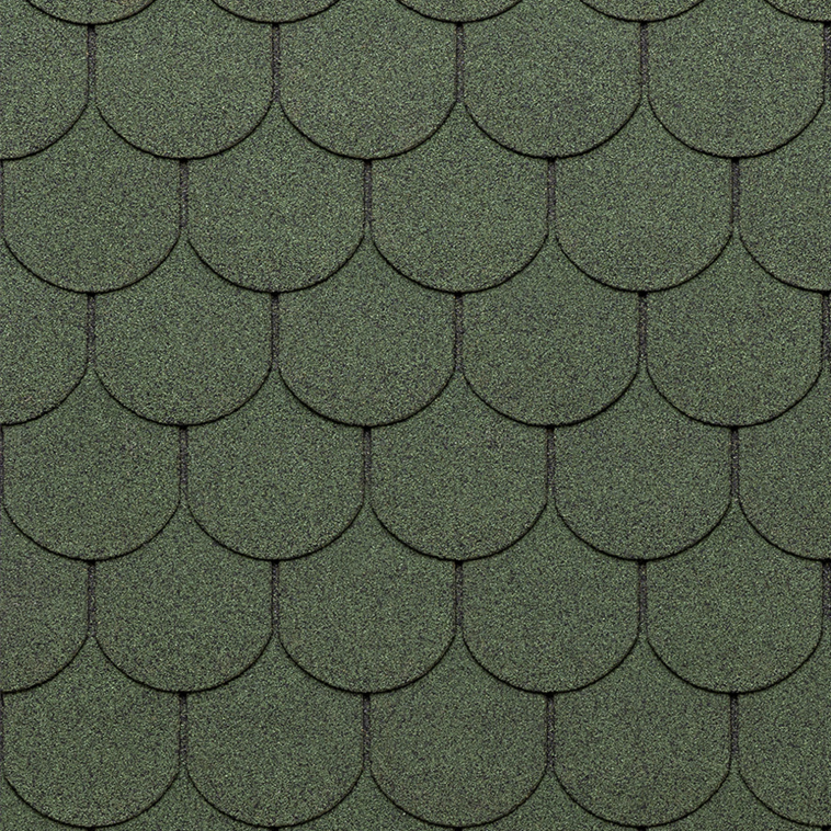 Asfaltový šindel ECO ROOF Traditional v odstínu Mixed Green