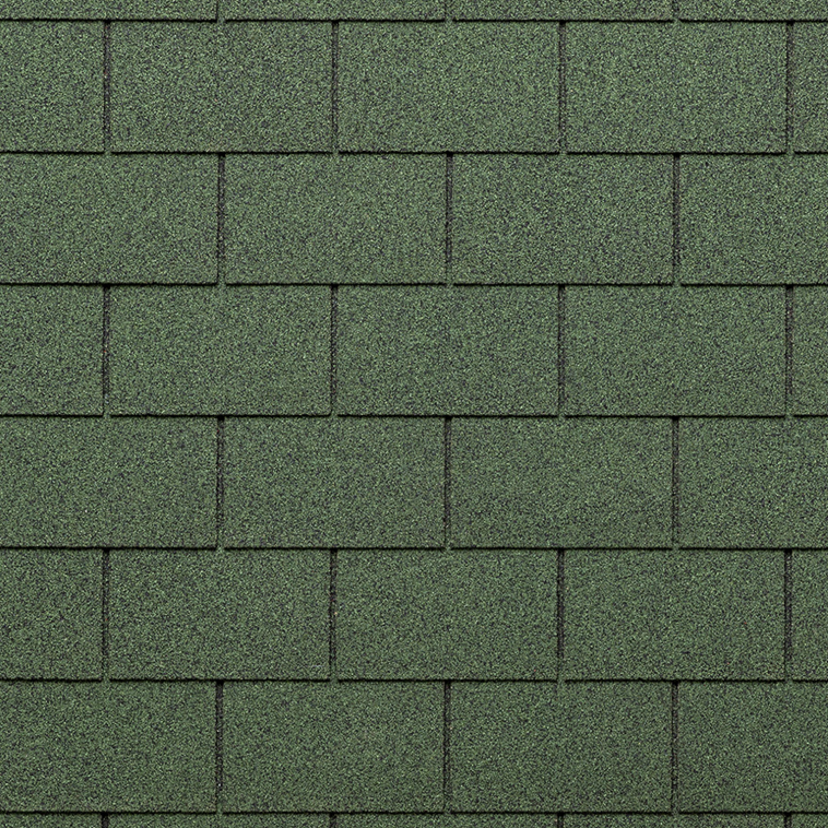 Asfaltový šindel ECO ROOF Traditional v odstínu Mixed Green
