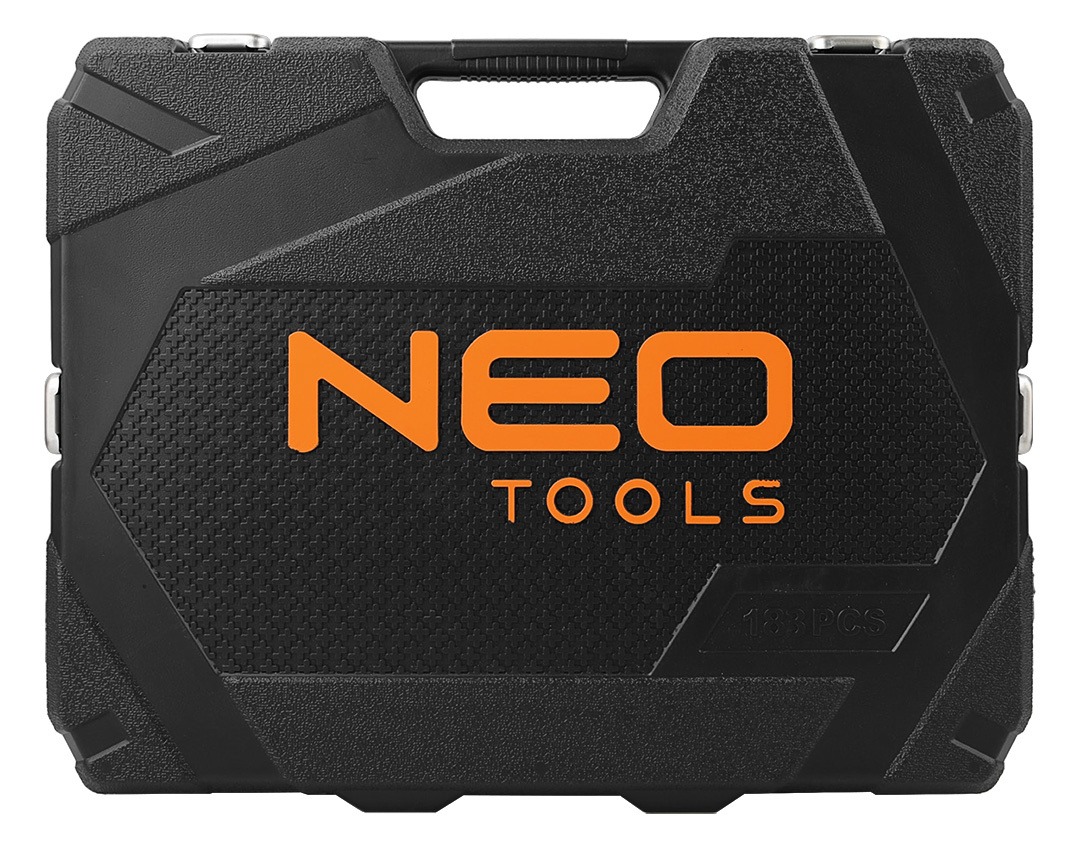 Gola sada NEO Tools 1/2, 3/8 a 1/4 palce, 183 dílů