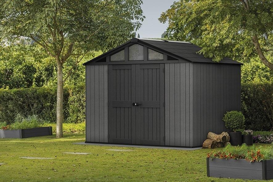 Zahradní domek Keter Stronghold 10 x 8 v šedém provedení