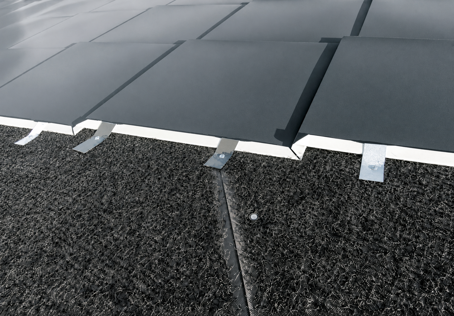 Vizualizace trojrozměrného polypropylenového pletiva Tegola K-ROOF C 10 B a BS