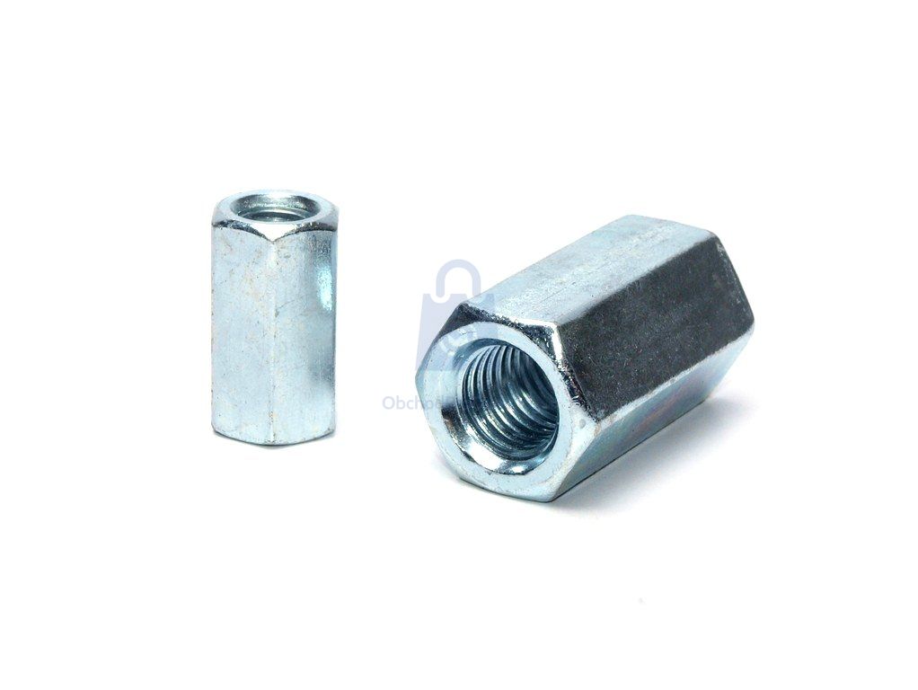 Prodluzovaci matice pozinkovane, DIN 6334, delka matice 3d | Ferospoj