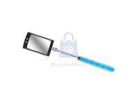 Zrcátko čtvercové inspekční magnetické s LED diodami, RICHMANN