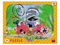 Puzzle Krtek opravář 12 dílků