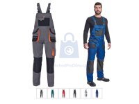 Kalhoty pracovní s laclem FF CARL BE-01-004, Fridrich & Fridrich