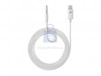 Audio kabel Cellularline Aux Music Cable, konektory Ligtning + 3,5 mm jack, MFI certifikace
