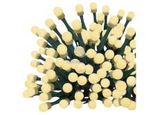 Řetěz vánoční cherry LED, kuličky, venkovní i vnitřní, teplá bílá, programy, časovač, EMOS