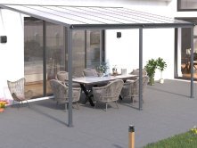 Pergola hliníková ke zdi
