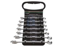 Sada očkoplochých klíčů vyhnutých 7 dílů, 10-19 mm, HONITON