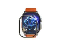 Safírová ochrana displeje pro Apple Watch Ultra s ocelovým rámečkem