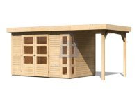Domek zahradní s přístavkem, dřevěný, KARIBU KERKO 4