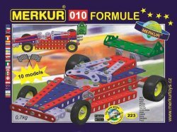 Merkur stavebnice - 010 Formule, 223 dílů, 10 modelů