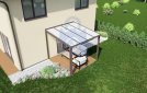 Pergola 3x3 m, hnědá