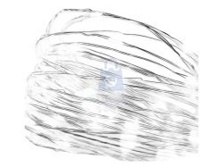 Řetěz vánoční nano LED, stříbrný, venkovní i vnitřní, studená bílá, časovač, EMOS