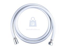 Hadice sprchová, stříbrná, PVC, FRESHHH