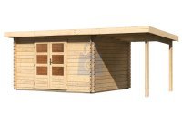 Domek zahradní s přístavkem, dřevěný, KARIBU BASTRUP 7