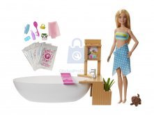 Barbie wellness panenka v lázních herní set