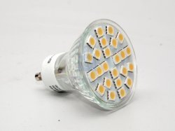 LED bodovka, barva světla teplá bílá, závit GU10