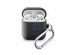 Ochranný kryt s karabinou Cellularline Bounce pro Apple AirPods 1 & 2