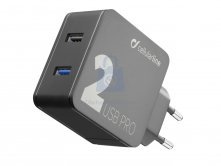 síťová nabíječka Cellularline Multipower 2 PRO+