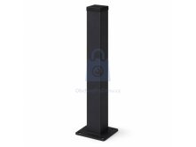 Sloupek dorazový s patkou 80 x 80 mm k samonosné bráně, DAMI
