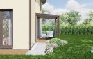 Pergola hliníková, mléčné bezpečnostní sklo 8 mm, CRSklo