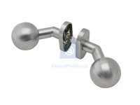 Kování koule/koule nerez s oválnou rozetou