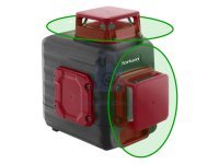 Laser zelený 2D liniový, křížový samonivelační, FORTUM