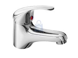 Baterie umyvadlová stojánková krátké ramínko, chrom, BALLETTO