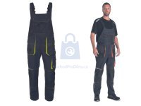 Kalhoty pracovní s laclem EMERTON STRETCH, CERVA