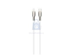 Opletený kabel FIXED s konektory USB-C/Lightning a podporou PD, MFI
