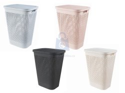 Koš na špinavé prádlo s víkem Pure, 55 l, Curver