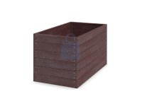 Záhon vyvýšený/kompostér, jednoduchý, hnědý, Traplast