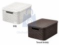Úložný box s víkem Style M, 18 l, Curver