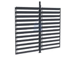 Zástěna boční lamelová k pergole LANITPLAST BIOCLIMATIC BASIC