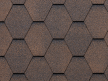 Šindel střešní, ECO ROOF Hexagonal, 239 MIXED BROWN, Tegola