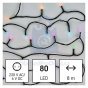 Řetěz vánoční GoSmart LED, venkovní i vnitřní, RGB, programy, časovač, WiFi, EMOS