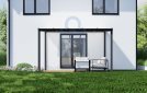 Pergola hliníková, mléčný dutinkový polykarbonát 16 mm, CRSklo