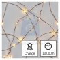 Řetěz vánoční nano LED, měděný, AA, vnitřní, teplá bílá, časovač, EMOS