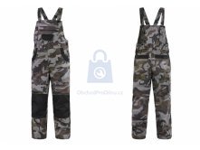 Kalhoty pracovní s laclem dětské CAMO, CXS