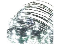 Řetěz vánoční nano LED, zelený, venkovní i vnitřní, studená bílá, časovač, EMOS