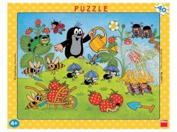 Puzzle Krtek v jahodách 40 dílků